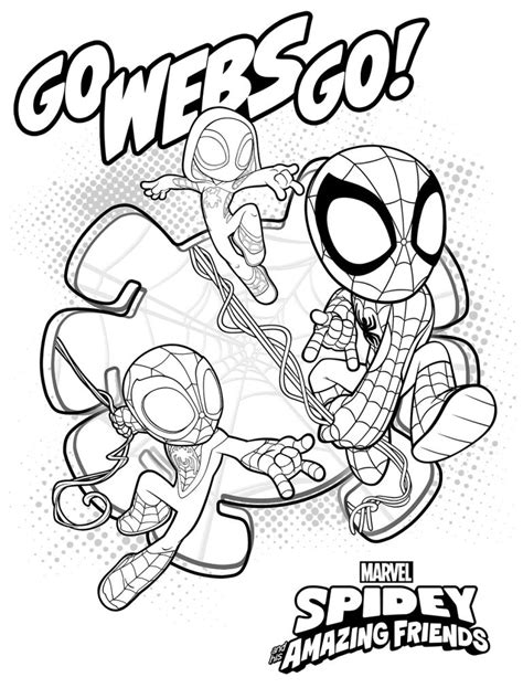 spidey gwen stacy coloring page