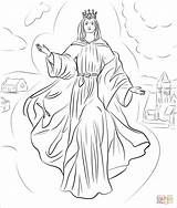 Knock Colorare Fatima Lourdes Disegni Signora Rosary sketch template