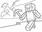 Minecraft Zombie Coloring Pages Mutant Getcolorings Color sketch template