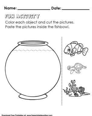 coloring pages cut