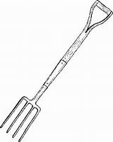 Fork Coloring Pitch Pages Garden Spoon Devil Getdrawings Will Getcolorings sketch template