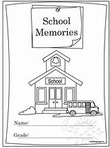 Coloring School End Book Memory Year Stage Pages Printable Memories Kindergarten Grade Color Coloringpage Eu Getcolorings Words Choose Board Educational sketch template