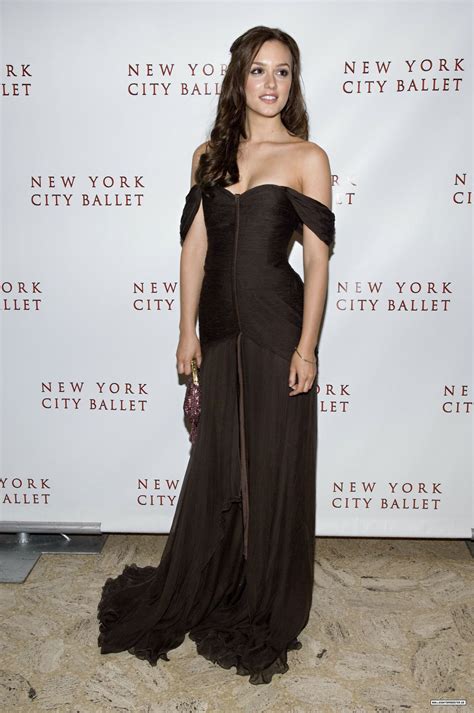 nyc ballet opening gala  leighton meester wearing celebrity gowns red carpet gowns