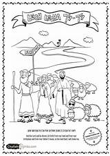 Coloring Lech Lecha Parashat Pages Para Actividades Parshat Parsha Kids Yitro Jewish Colorear Manualidades Challah Torah Weekly Activities Proyectos Lluvia sketch template