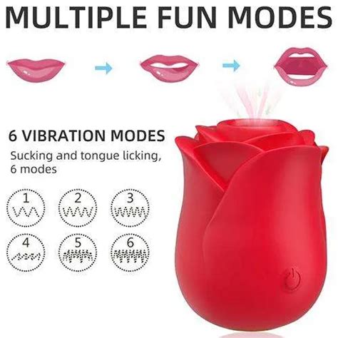 Licking And Sucking Rose Vibration Toy Rose Toy Official®