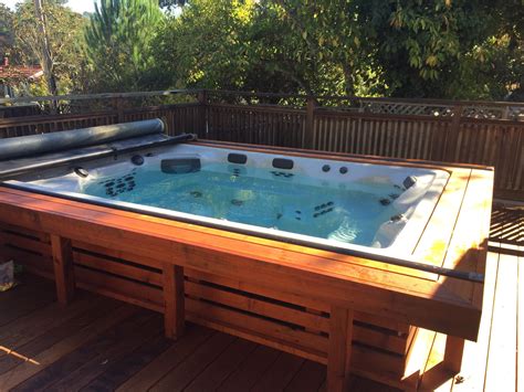swim spa  bench surround hot tub surround swim spa hot tub