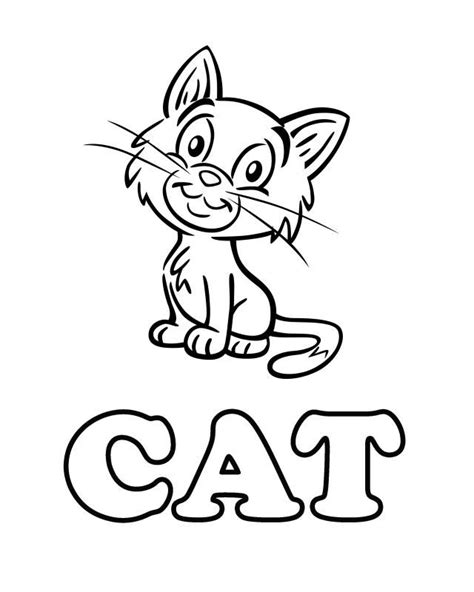 printable cat coloring pages coloring home