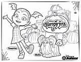 Vampirina Wolfie sketch template