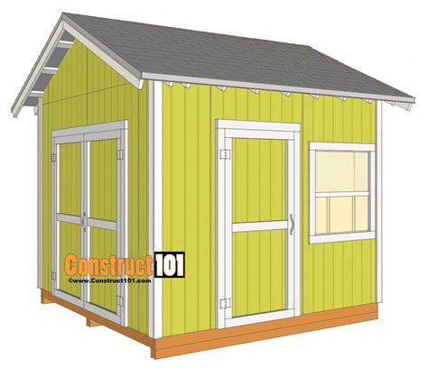shed plans  drawings material list