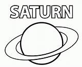 Saturno Planeta Nave Espacial sketch template