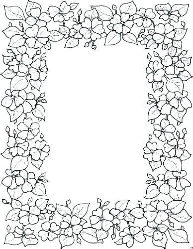 coloring page border  getcolorings   printable colorings