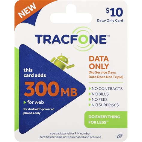 Tracfone Data Only Card 10 T Cards Sun Fresh