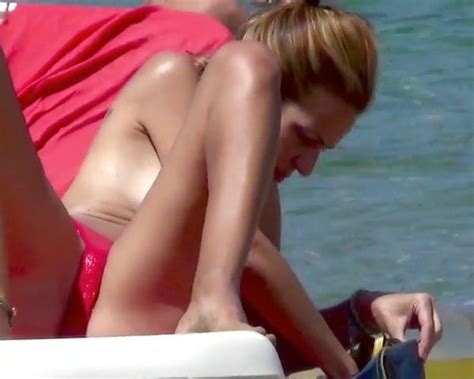 incredible blond topless and pussy ibiza beach porn 81