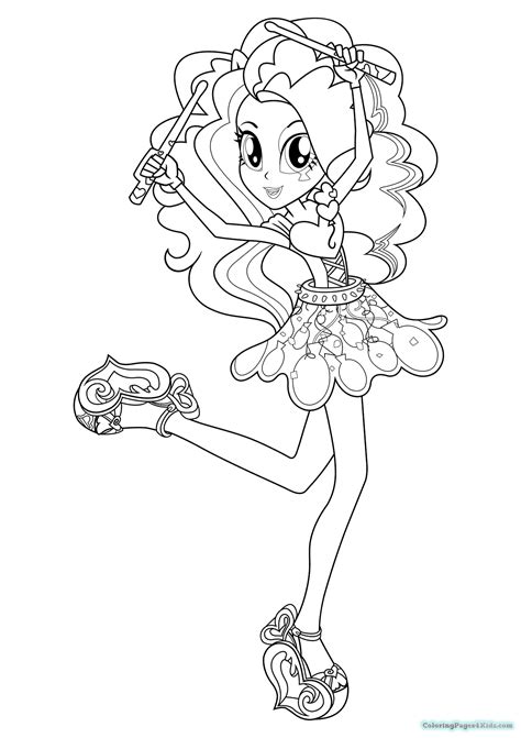 pony equestria girls coloring pages  getcoloringscom