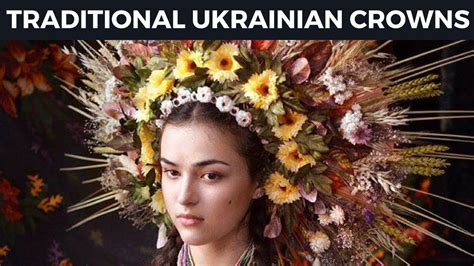 Modern Women Wearing Traditional Ukrainian Crowns Youtube