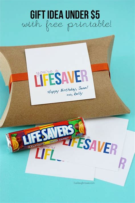 youre  lifesaver printable printable tags ideas  gifts
