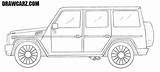 Mercedes Class Benz Draw Drawing Car Drawcarz German sketch template