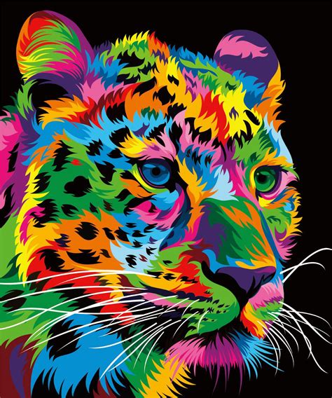 colorful animal vector illustration  behance colorful animal