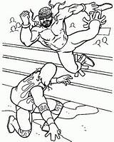 Wwe Wrestling Coloring Pages Wrestlers Coloriage Catcheur Masked Kids Boys Choose Board Other Print sketch template