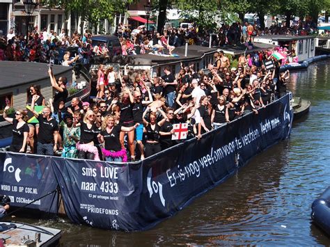 netherlands boat amsterdam gay pride prinsengracht 12 inch by 18 inch