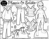 Monday Marisole Paper Dolls Doll Printable Friends Print Clothing Personas Smoke Thin Paperthinpersonas Male Boy Coloring Clothes Phoenix Friend Click sketch template