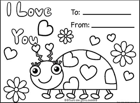 happy valentines day cards printables valentine coloring pages