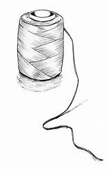 Thread Drawing Getdrawings Cloth sketch template