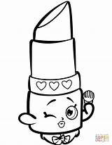 Coloring Pages Lips Shopkin Lippy Shopkins Printable Beauty Season Colouring Supercoloring Color Print Sketch Parted Cute Para Girls Choose Board sketch template