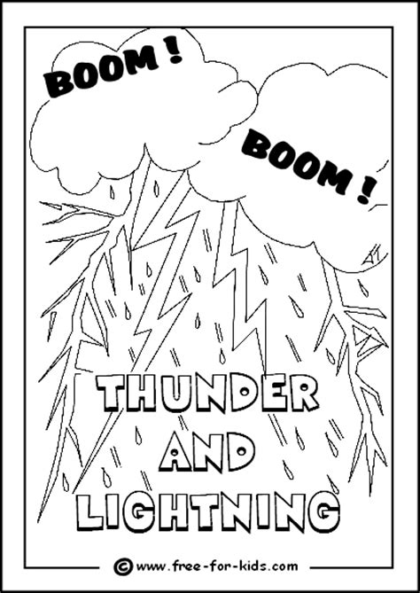 thunder storm coloring   designlooter