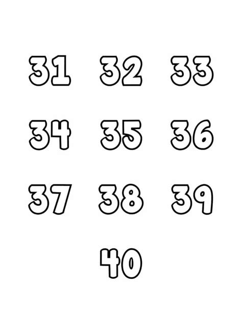 large printable numbers   large printable numbers printable numbers