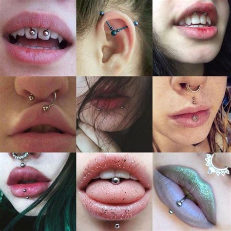 pin  mariane neves  style unique body piercings earings