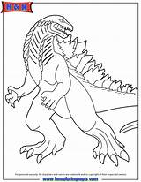Godzilla Coloring Pages Color Printable Muto Library Popular Books sketch template