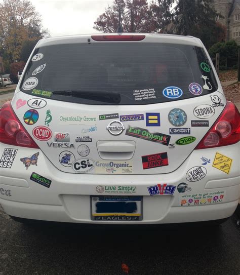 types  car stickers bumper car window  vehicle wraps