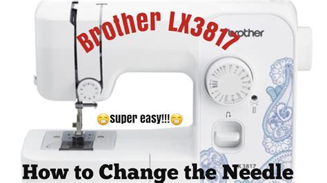 brother lx   change  needle youtube