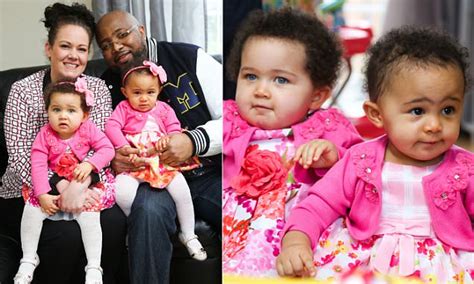 First Identical Twins With Different Skin Colour Born In The Uk Daily