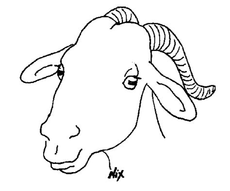 awesome goat face drawing images face drawing drawing images