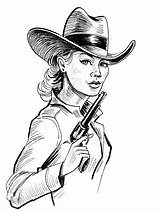 Cowgirls Cowboys Villains Sheriffs Veedrijfster Lifestyles sketch template