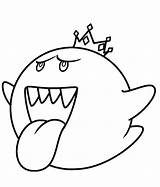 Boo King Coloring Pages Drawing Step Clip Clipart Cliparts Popular Clipartmag sketch template
