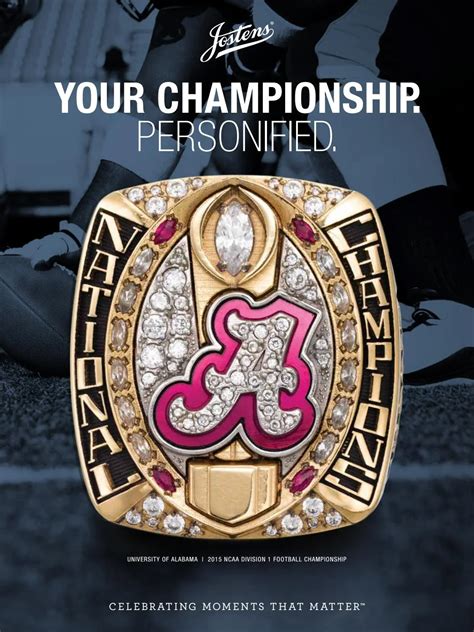jostens college championship sports jewelry catalog  jostens issuu