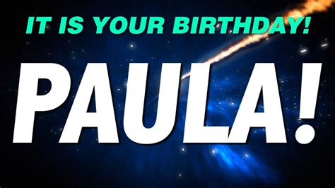 happy birthday paula    gift youtube