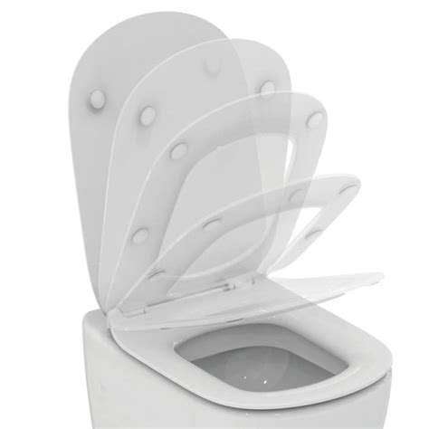 ideal standard tesi slim toilet seat bathroom planet
