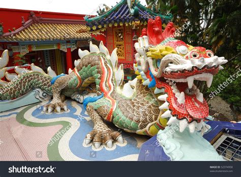dragon statue hong kong china stock photo  shutterstock