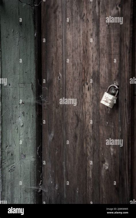 locked door  rosia montana stock photo alamy