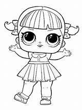 Lol Coloring Pages Doll Dolls Cheer Captain Rocks Surprise Colouring Drawing Queen Toys Color Printable Kawaii Cute Visit Choose Board sketch template