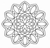 Tolerance Mandala Distress Coloring Pages Therapy sketch template