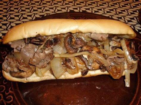 envy  cooking philly cheese steak sandwich
