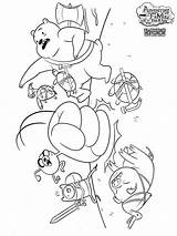 Coloring Adventure Time Pages Book Print Printable Library Them Popular sketch template