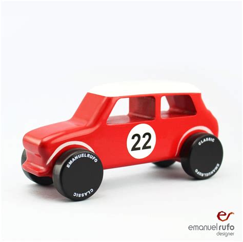red wooden toy car eco friendly wooden toy classic toy car etsy