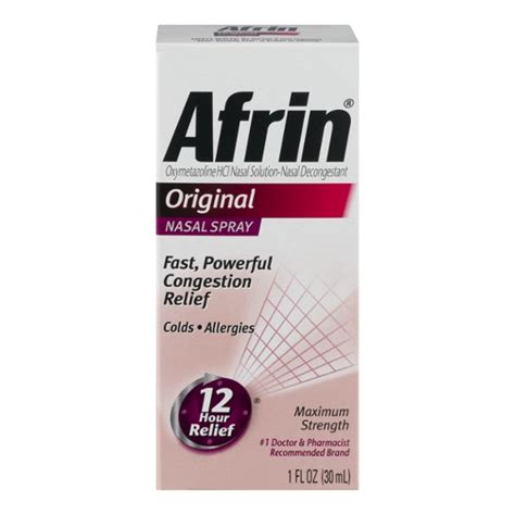 Save On Afrin Nasal Spray 12 Hour Relief Maximum Strength Original