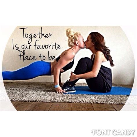 Together Is Our Favorite Place To Be Lesbian Fitcouple Train Fitness